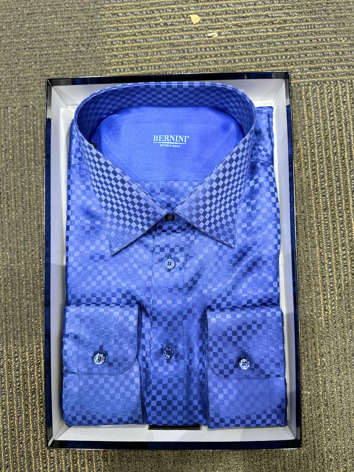 BERNINI Beverly Hills  ベルニーニ  ボロシャツ Gorgeous BERNINI Beverly Hills - Geometric Mens XXL Shirt | eBay