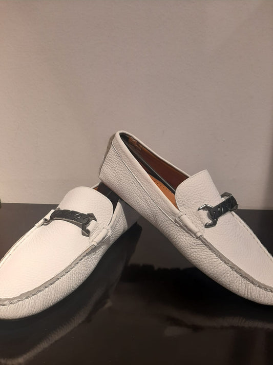 MENS SHOE WHITE LEATHER