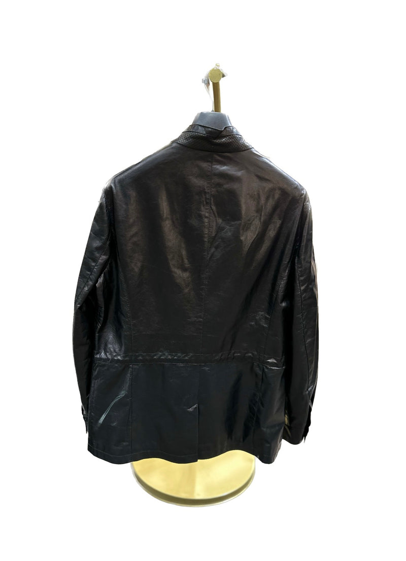 Silk Lining Leather Jacket
