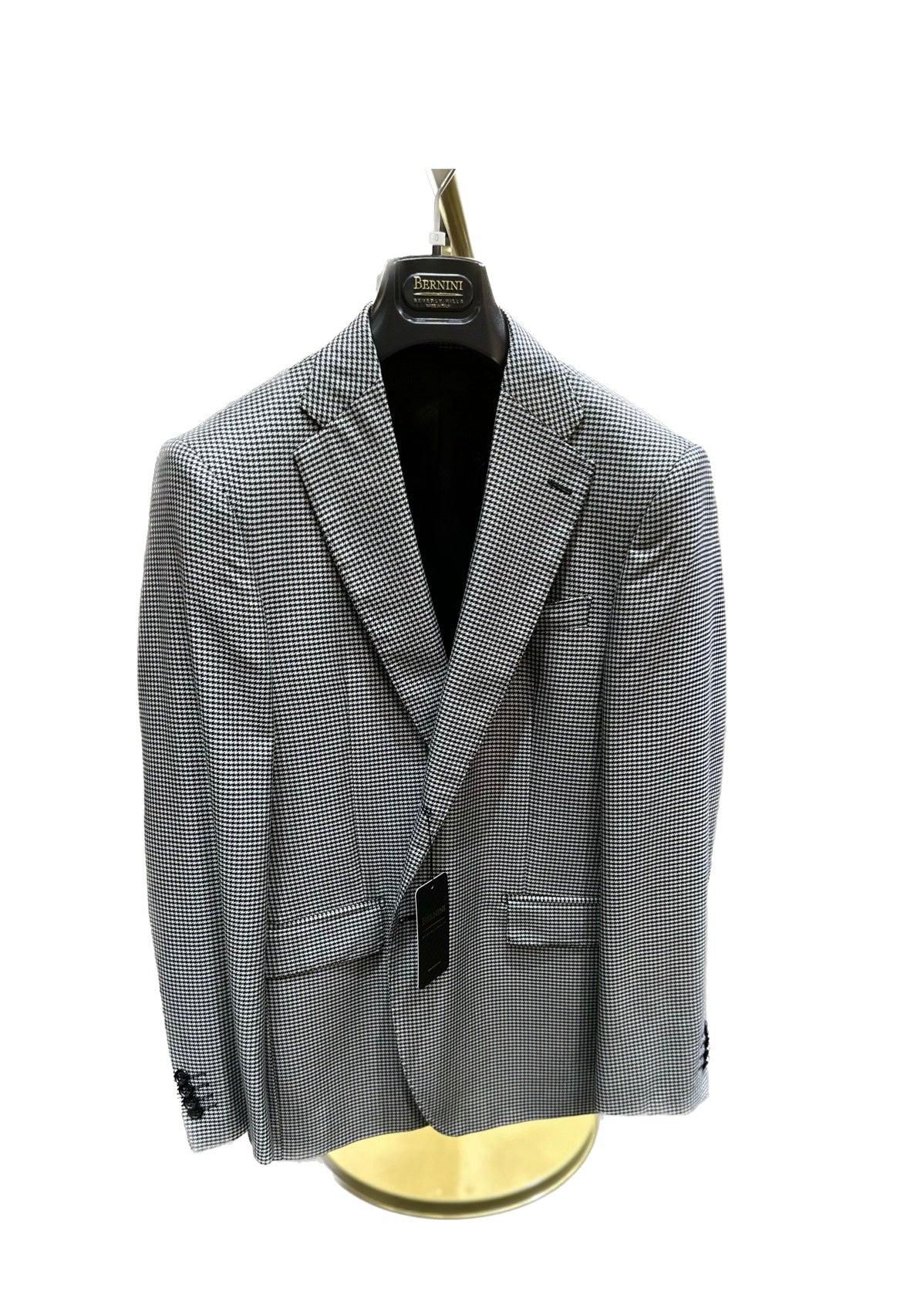 Houndstooth Wool and Silk Sport Coat