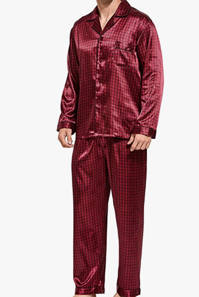 Classic Satin Pajama Set Sleepwear